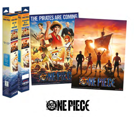ONE PIECE NETFLIX - Zestaw 2 plakatów 52 x 38 cm