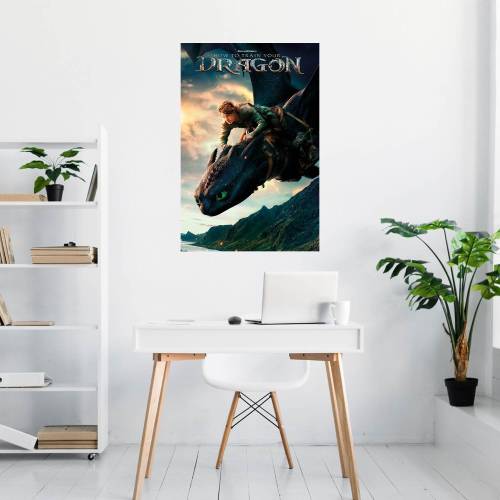 HOW TO TRAIN A DRAGON LIVE ACTION - Plakat 61 x 91 cm