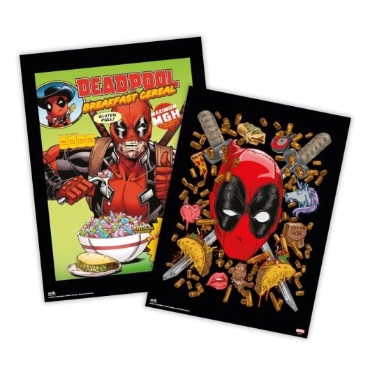 DEADPOOL - Zestaw 2 mini plakatów 38x52cm