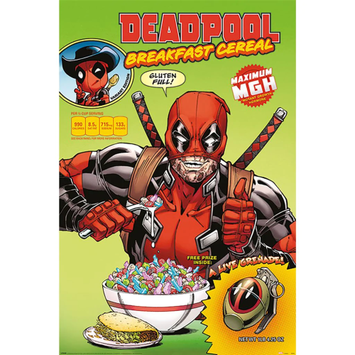 DEADPOOL - Cereal - Plakat 61x91cm