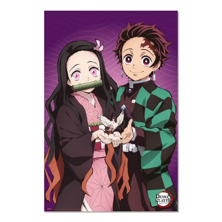 DEMON SLAYER - Tanjiro & Nezuko - Plakat 61 x 91 cm