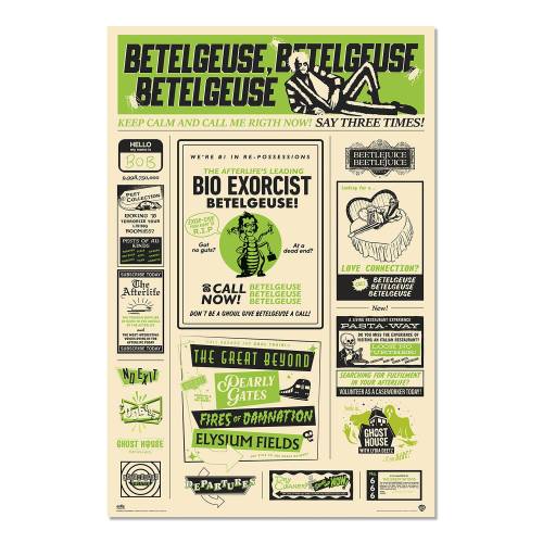 BEETLEJUICE - Gazeta - Plakat 61 x 91 cm