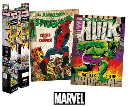 MARVEL - Spider-Man & Hulk - Zestaw 2 plakatów 52 x 38 cm