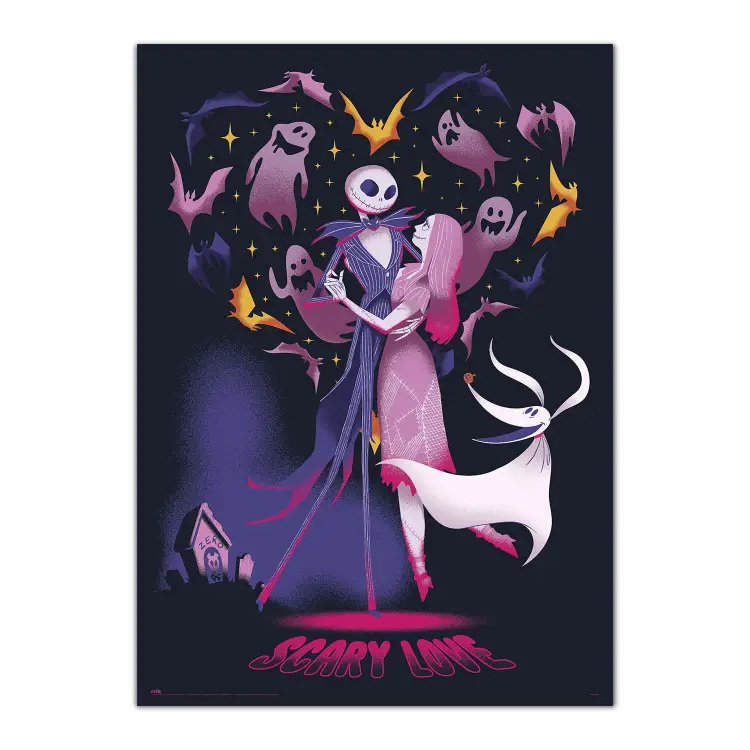 NIGHTMARE BEFORE XMAS - Plakat "Gow in the Dark" 50x70cm