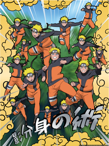 NARUTO SHIPPUDEN - Naruto - Złoty plakat 30x40cm