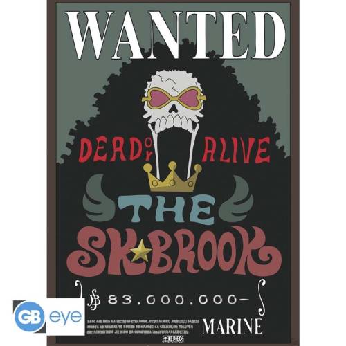 ONE PIECE - Wanted Chopper & Brook - Zestaw 2 plakatów "52x38