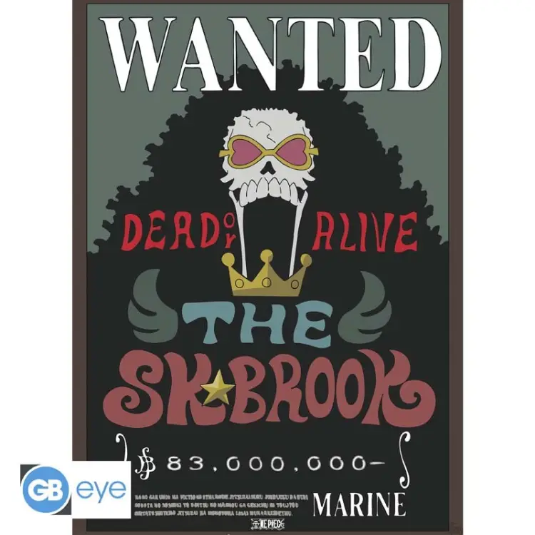 ONE PIECE - Wanted Chopper & Brook - Zestaw 2 plakatów "52x38