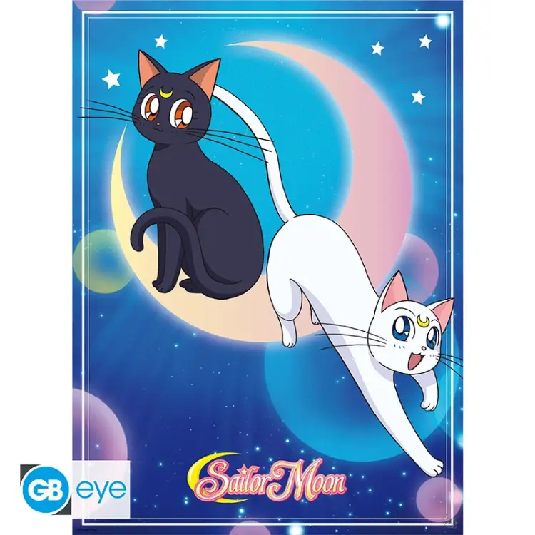 SAILOR MOON - Sailor Moon & Cats - Zestaw 2 plakatów '52x38'