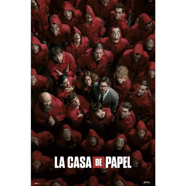 LA CASA DE PAPEL - Wojna - Plakat 61x91,5cm