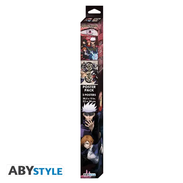 JUJUTSU KAISEN - Grupa i szkoły - Zestaw 2 plakatów "52x38