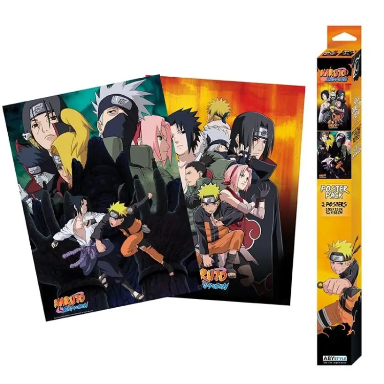 NARUTO - Ninjas - Zestaw 2 plakatów '52x38'