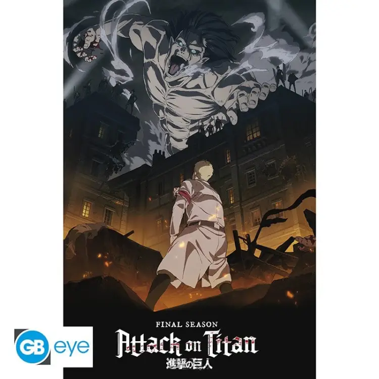 ATTACK ON TITAN - S4 Key Art - Plakat 91x61cm
