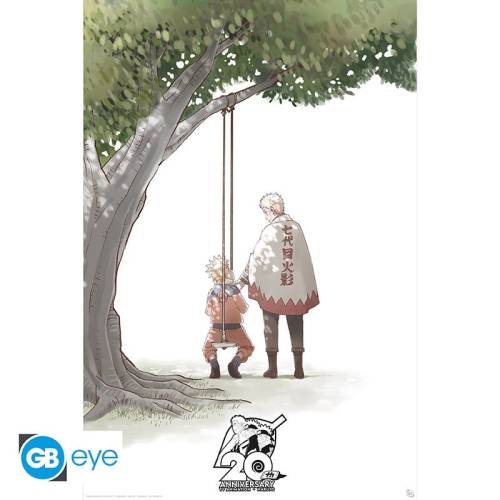 NARUTO SHIPPUDEN - 20 rocznica - plakat 91x61cm