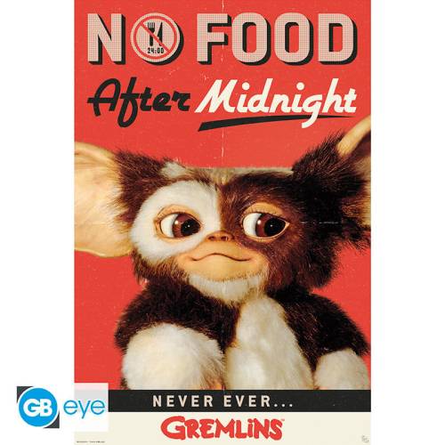 GREMLINS - Żadnego jedzenia po północy - Plakat 91x61cm