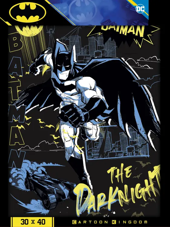 BATMAN - Mroczny Rycerz - Złoty plakat 30x40cm