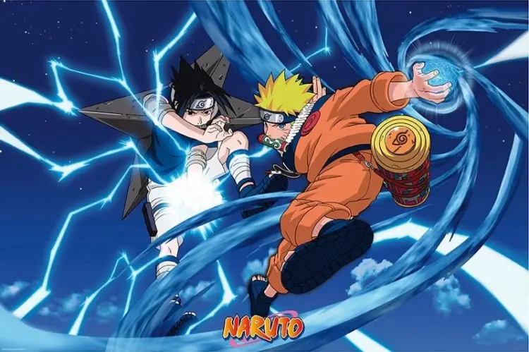 NARUTO - Naruto & Sasuke - Plakat 91x61cm