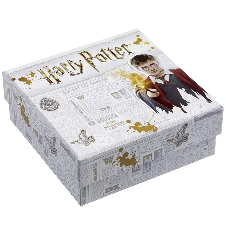 HARRY POTTER - Bransoletka + 2 zawieszki + 3 koraliki - posrebrzana