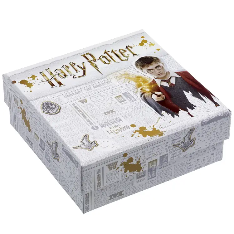 HARRY POTTER - Bransoletka + 2 zawieszki + 3 koraliki - posrebrzana