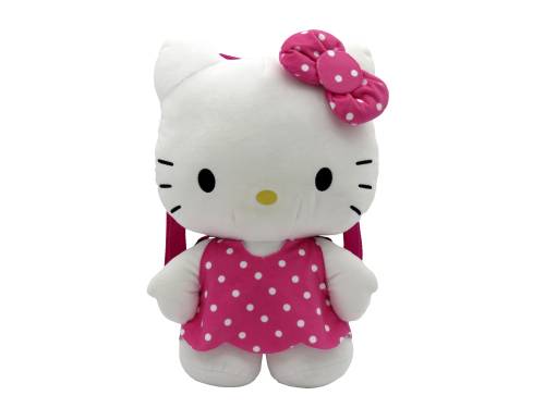HELLO KITTY - Różowy - Pluszowy plecak - 35cm