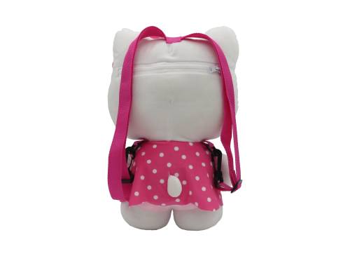 HELLO KITTY - Różowy - Pluszowy plecak - 35cm
