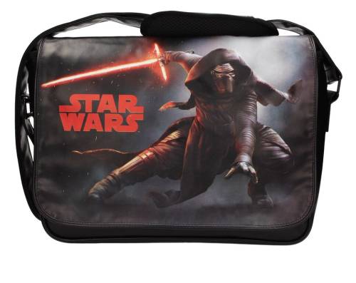 STAR WARS 7 - Torba kurierska z klapką - Miecz świetlny Kylo