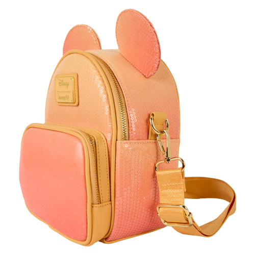 DISNEY - Mickey Mouse "Glitter" - Konwertowalna torba crossbody Loungefly