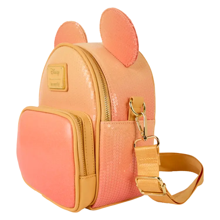 DISNEY - Mickey Mouse "Glitter" - Konwertowalna torba crossbody Loungefly