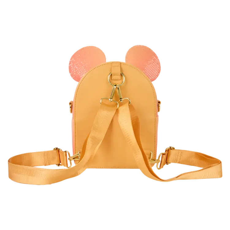 DISNEY - Mickey Mouse "Glitter" - Konwertowalna torba crossbody Loungefly