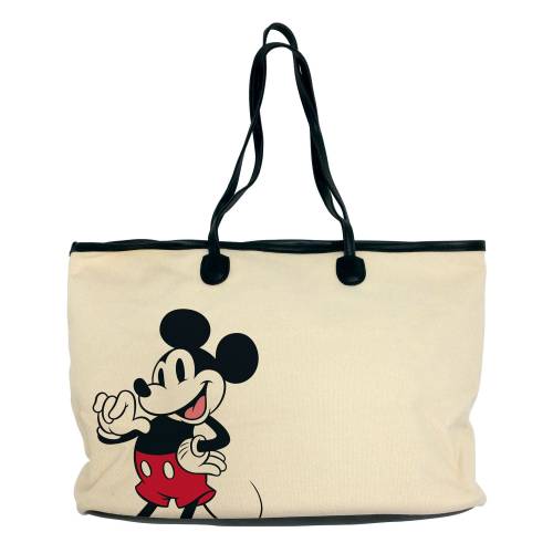 MICKEY - Bawełniana torba na ramię - 36x27x16cm