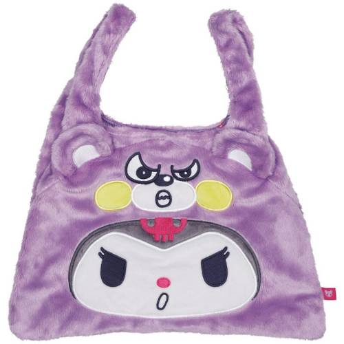 SANRIO - Kuromi - Mini futrzana torba na ramię