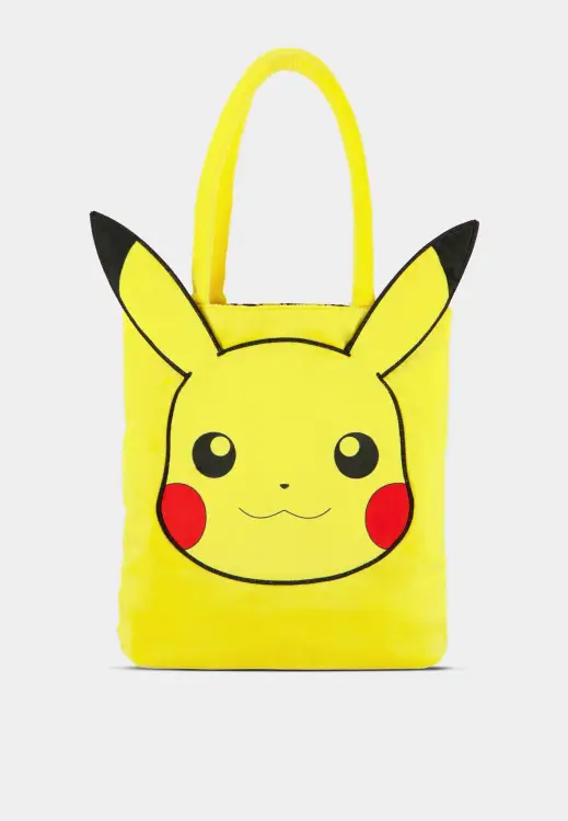 POKEMON - Pikachu - Heady - Totebag Nowość "37x35x10cm