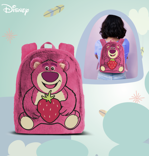 TOY STORY - Lotso - Mini plecak futrzany "25x21x12cm