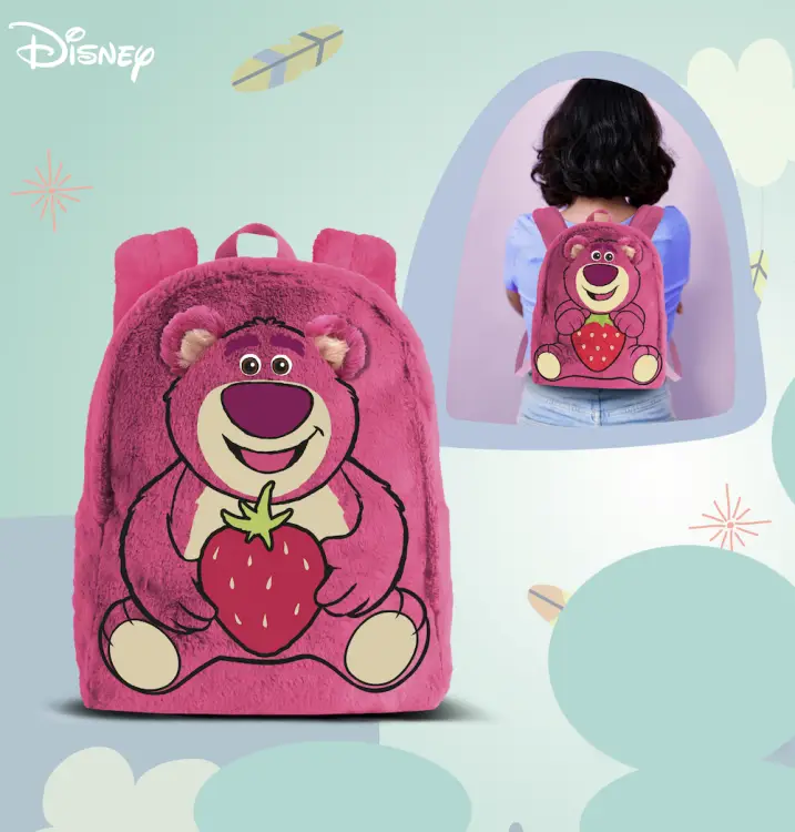 TOY STORY - Lotso - Mini plecak futrzany "25x21x12cm