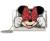 DISNEY - Torba na ramię Silver Minnie 'Danielle Nicole'