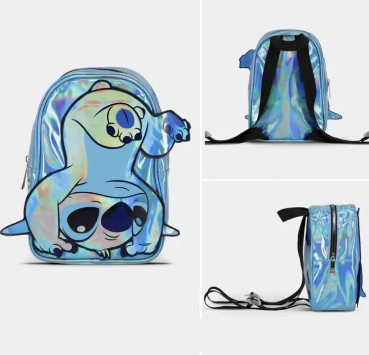 STITCH - Mini plecak 'Shiny' - 23x 16,5x 9,5cm