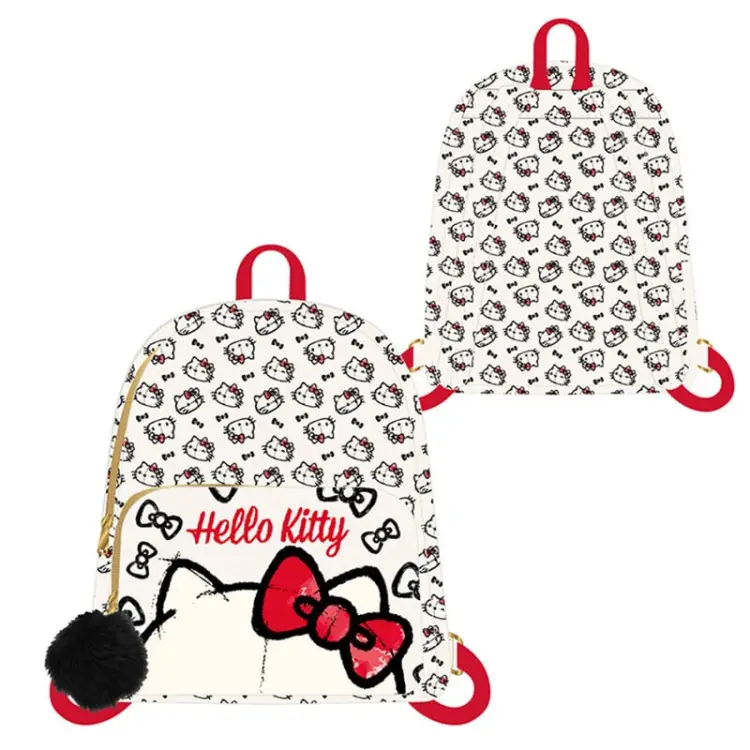 HELLO KITTY - Head - Pompom BackPack