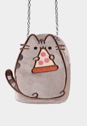 PUSHEEN - Pizza - Pluszowa mikro torba '6.5x10.5x13cm'