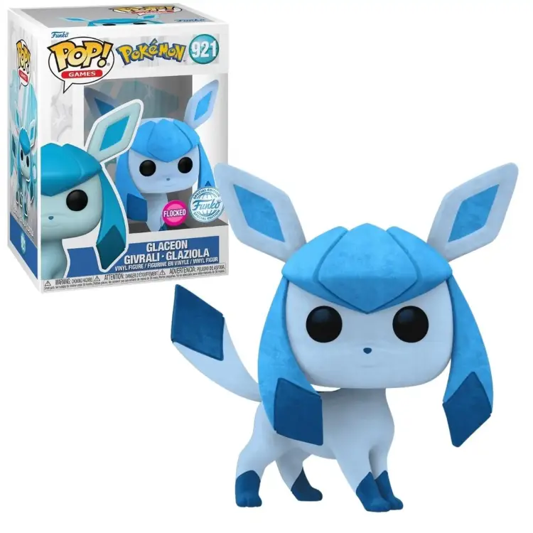 Funko POP! Glaceon Flocked - Pokemon #921