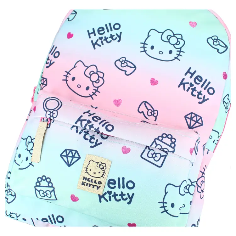 HELLO KITTY - Wesoły - Tye&Dye - Plecak