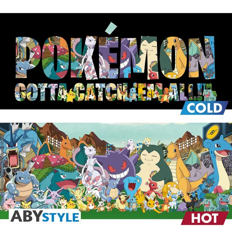 POKEMON - Złap je wszystkie - Kubek Heat Change 460ml