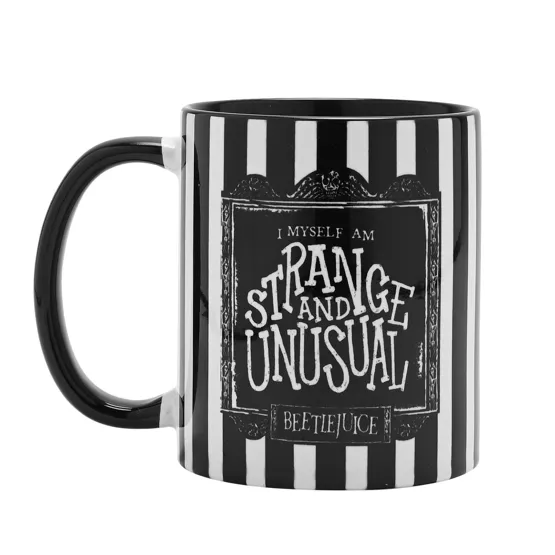 BEETLEJUICE - Black&White - Lydia - Wewnętrzny kolorowy kubek - 10Oz