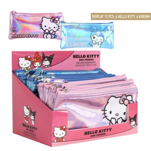 HELLO KITTY & KUROMI - ekspozytor 12 opalizujących kasetek