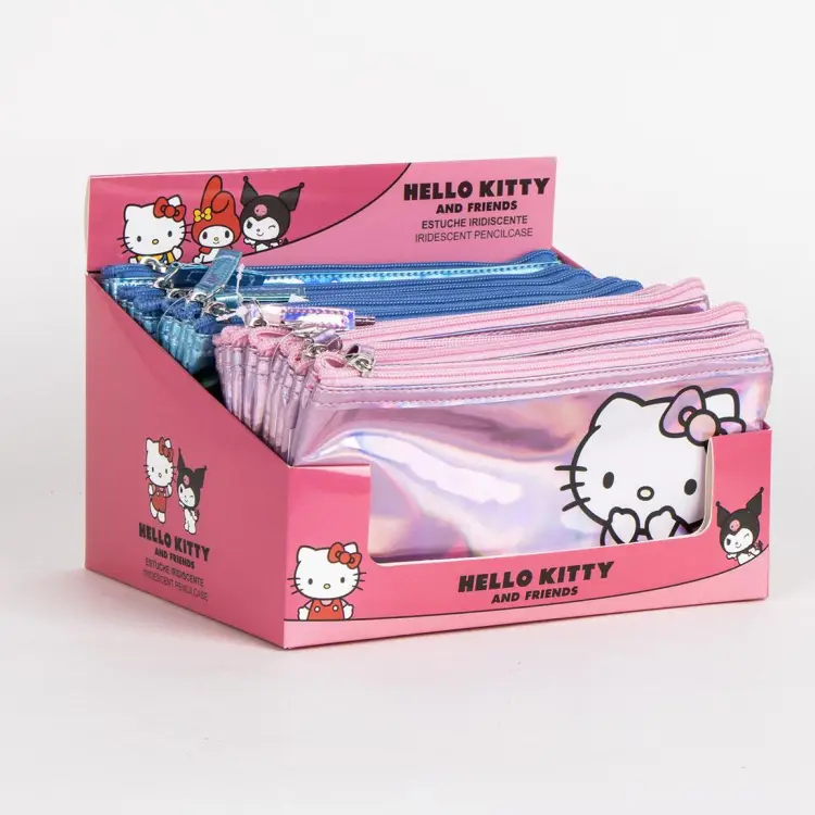 HELLO KITTY & KUROMI - ekspozytor 12 opalizujących kasetek