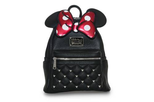DISNEY - Mini plecak z kokardą Minnie "LoungeFly