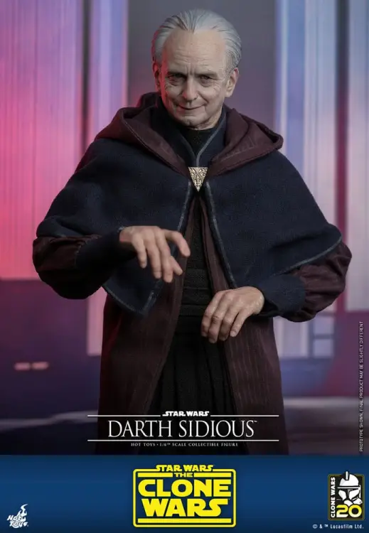 STAR WARS THE CLONE WARS - Dark Sidious - Figurka 1/6 29cm