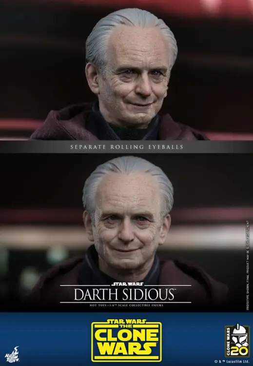 STAR WARS THE CLONE WARS - Dark Sidious - Figurka 1/6 29cm