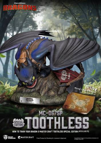 HOW TO TRAIN YOUR DRAGON 2 - Szczerbatek - Statuetka Master Craft 38 cm