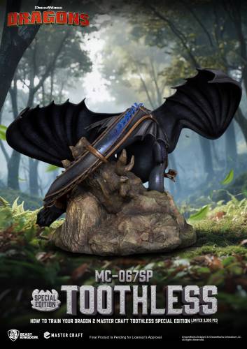HOW TO TRAIN YOUR DRAGON 2 - Szczerbatek - Statuetka Master Craft 38 cm