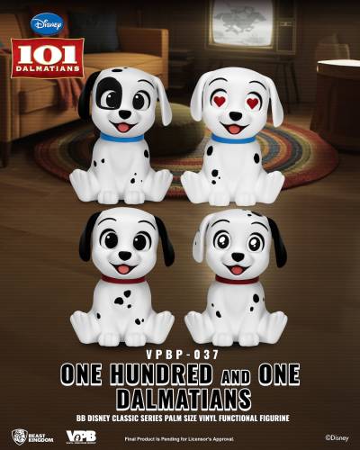 DISNEY - 101 Dalmatyńczyków - Zestaw 4 figurek. Pudełko zaślepiające 11,7 cm