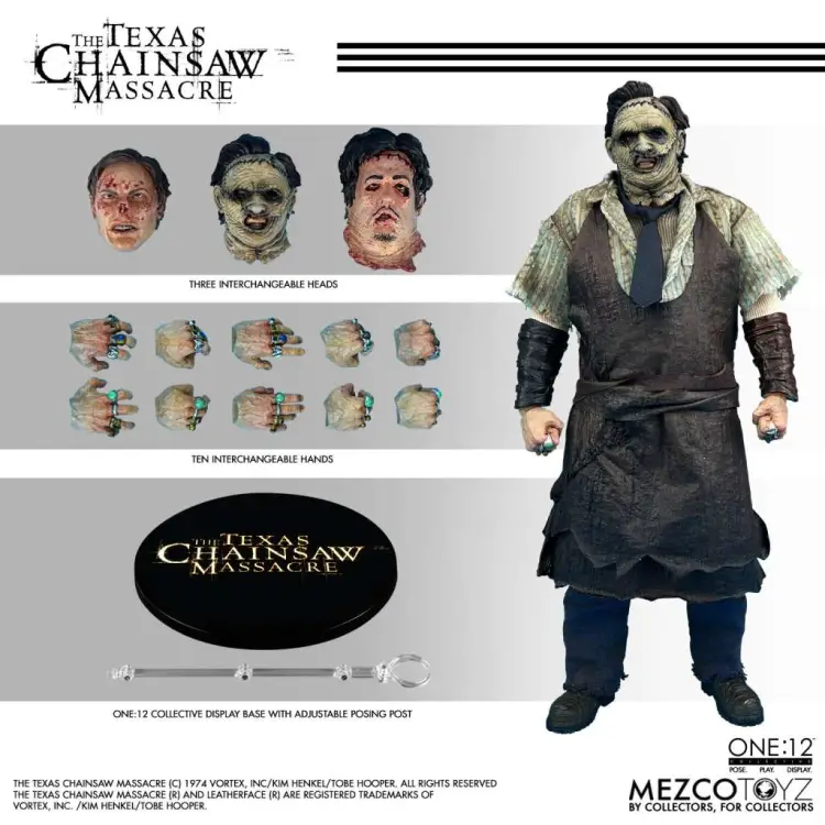 THE TEXAS CHAINSAW MASSACRE - Leaterface (2003) - Figurka 1/12 17cm